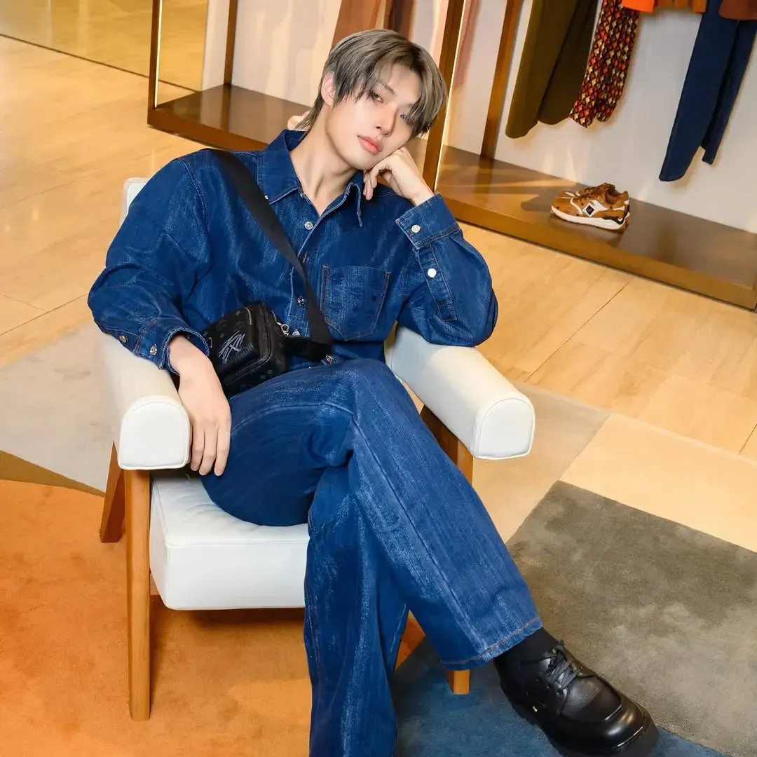 A moment captured by Mingi (ATEEZ)'s fan
