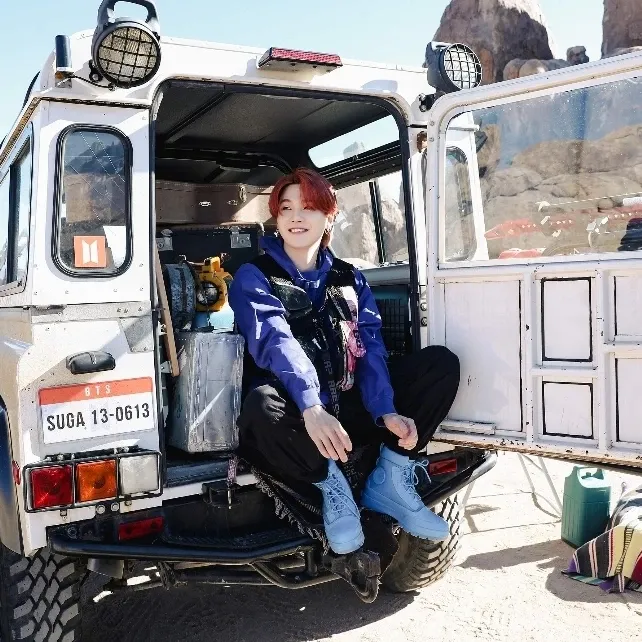 Momen yang diabadikan oleh penggemar SUGA (BTS)