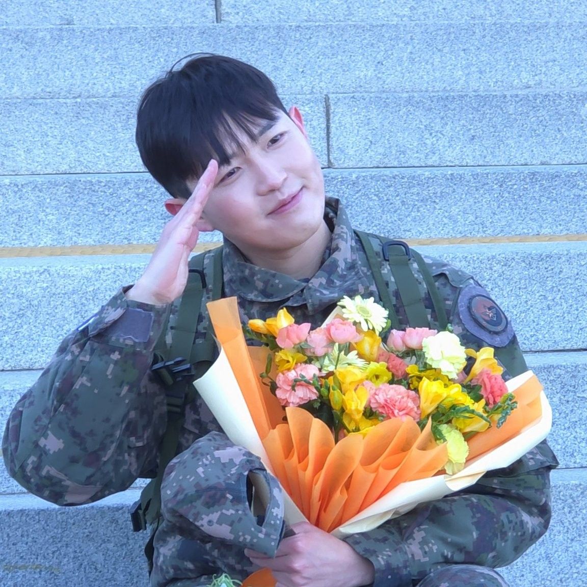 A moment captured by Kim Jaehwan's fan