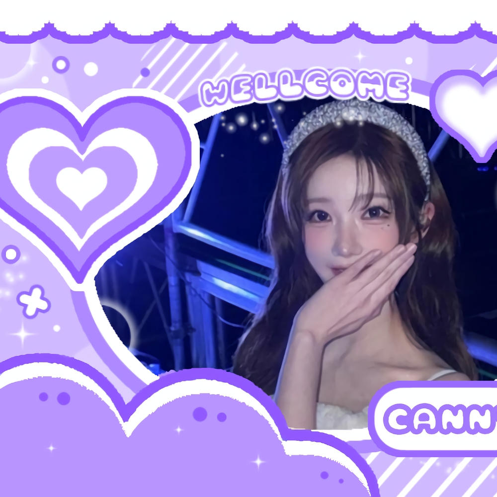 A moment captured by Magenta (QWER)'s fan