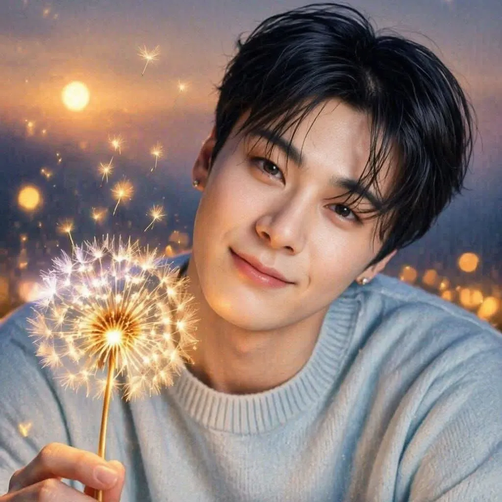 Recent activity shot of Moonbin (ASTRO)