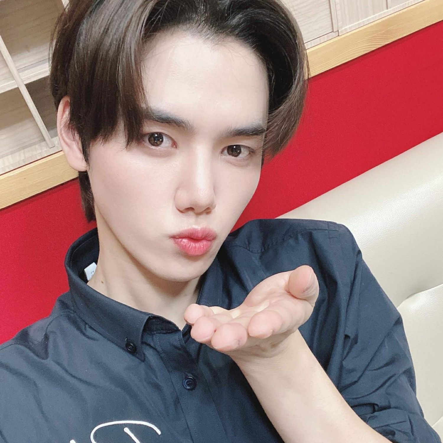 A moment captured by Minhee (CRAVITY)'s fan