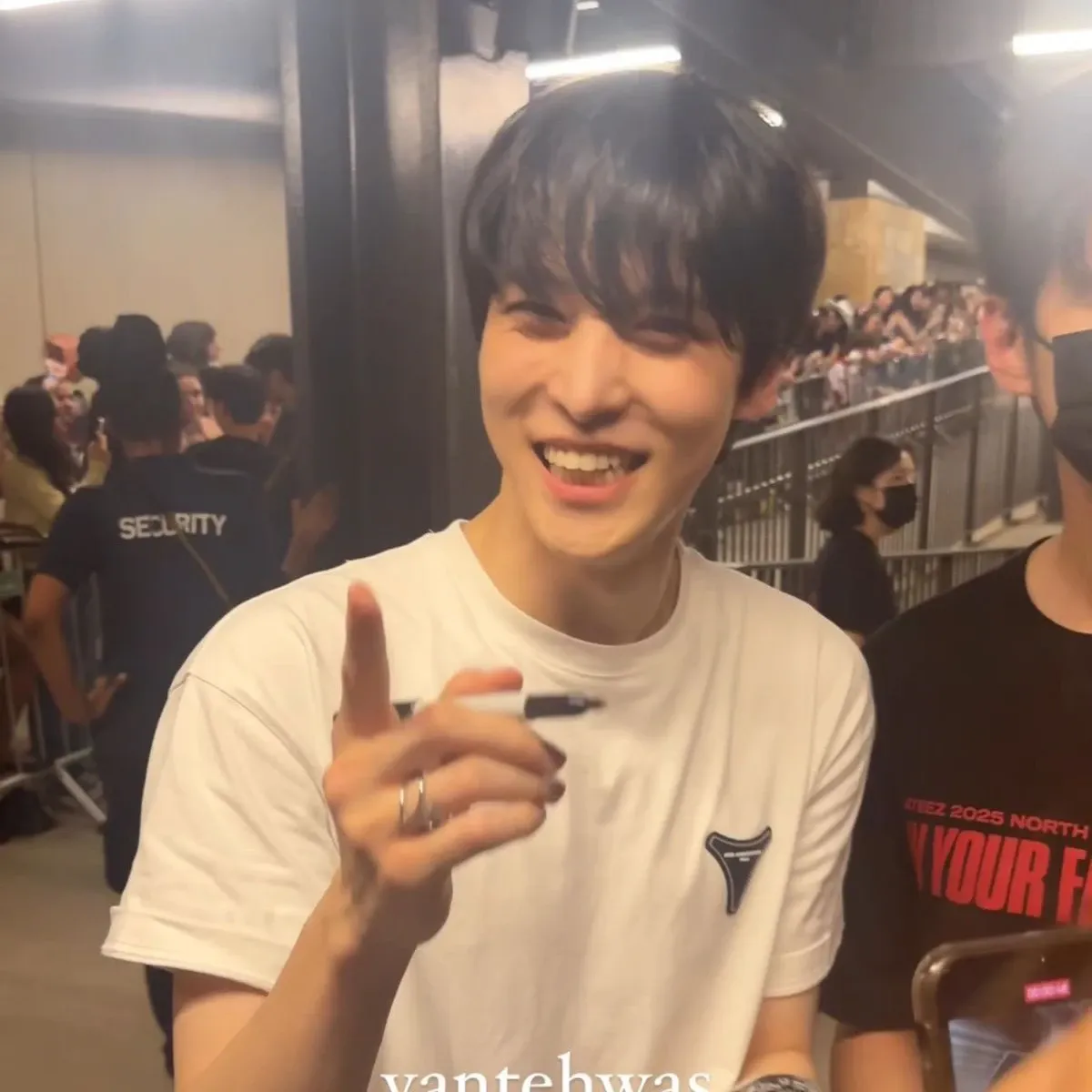 Recent activity shot of Yunho (ATEEZ)