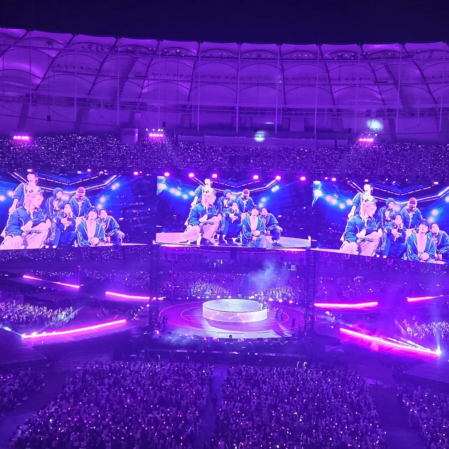 A moment captured by BTS's fan