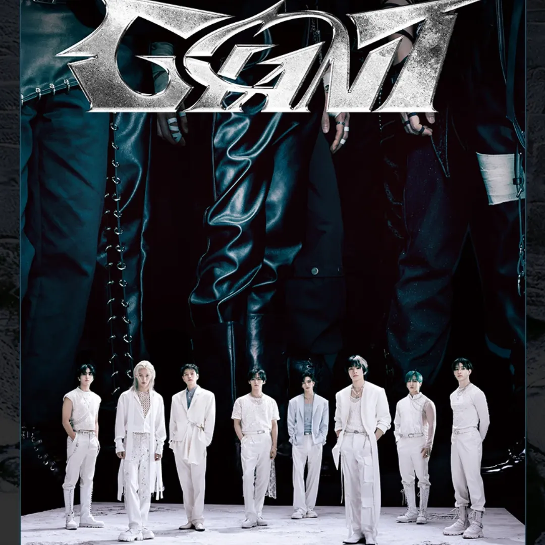 A moment captured by Stray Kids's fan