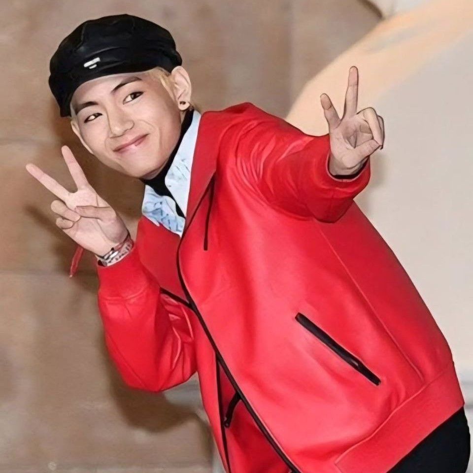 A moment captured by V (BTS)'s fan