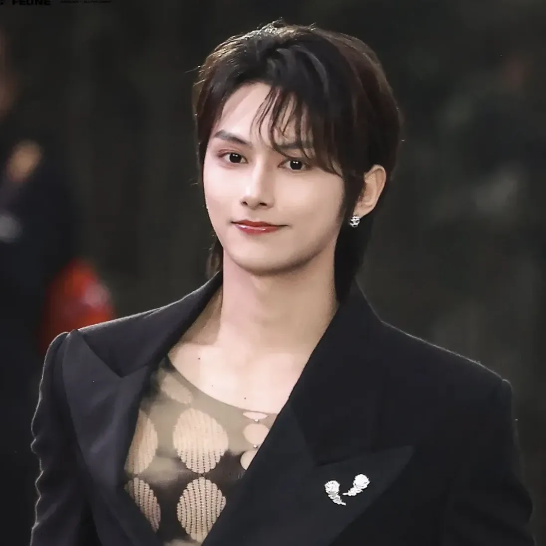 A moment captured by Jun (SEVENTEEN)'s fan