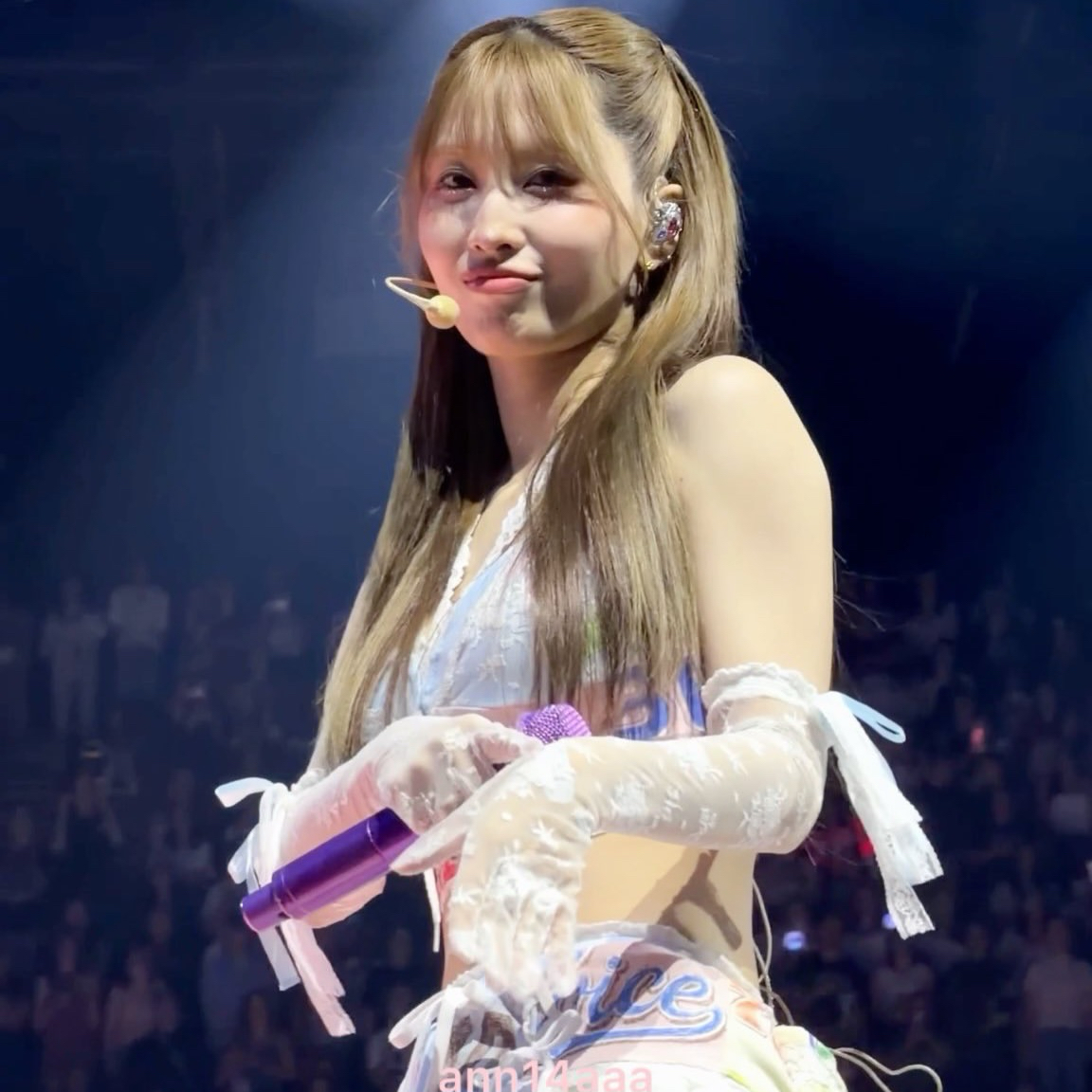 A moment captured by Momo (TWICE)'s fan