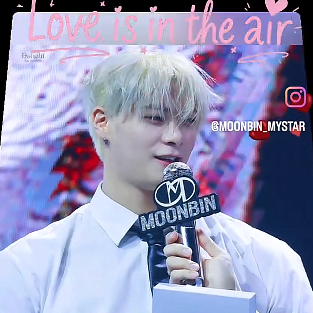 Recent activity shot of Moonbin (ASTRO)