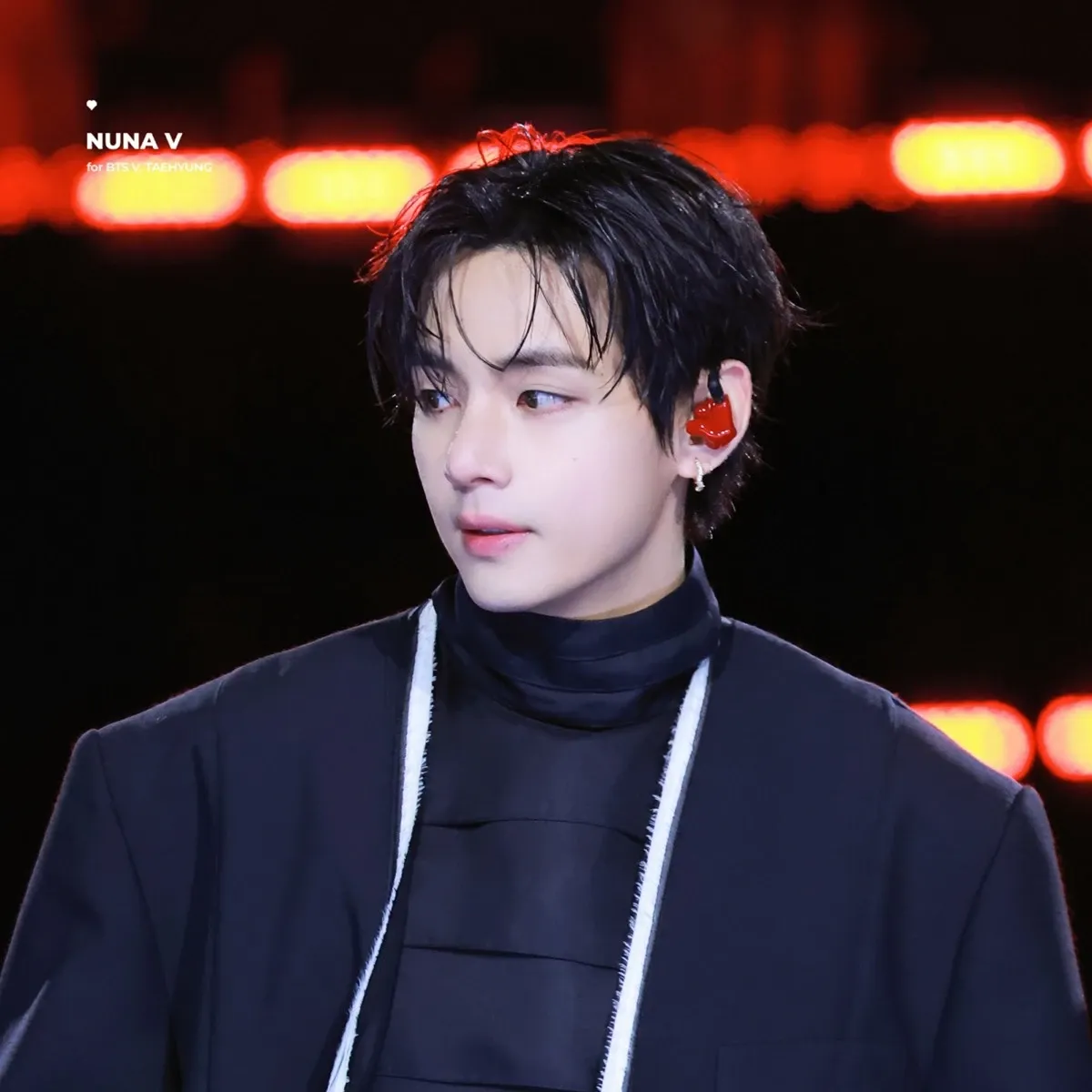 A moment captured by V (BTS)'s fan