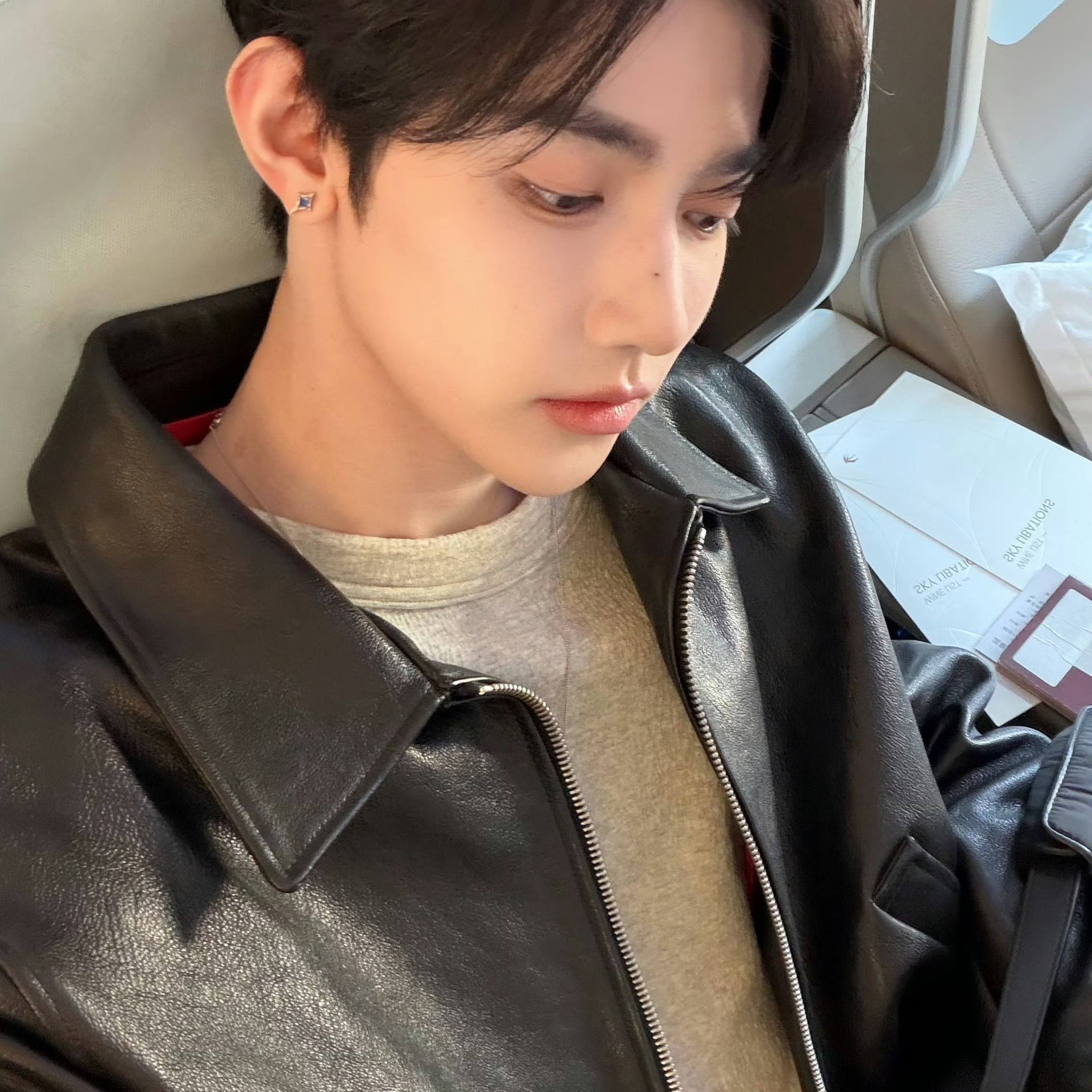 A moment captured by Zhang Hao (ZEROBASEONE)'s fan