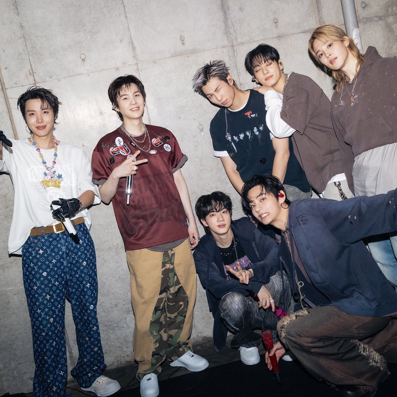 防彈少年團粉絲拍下的瞬間