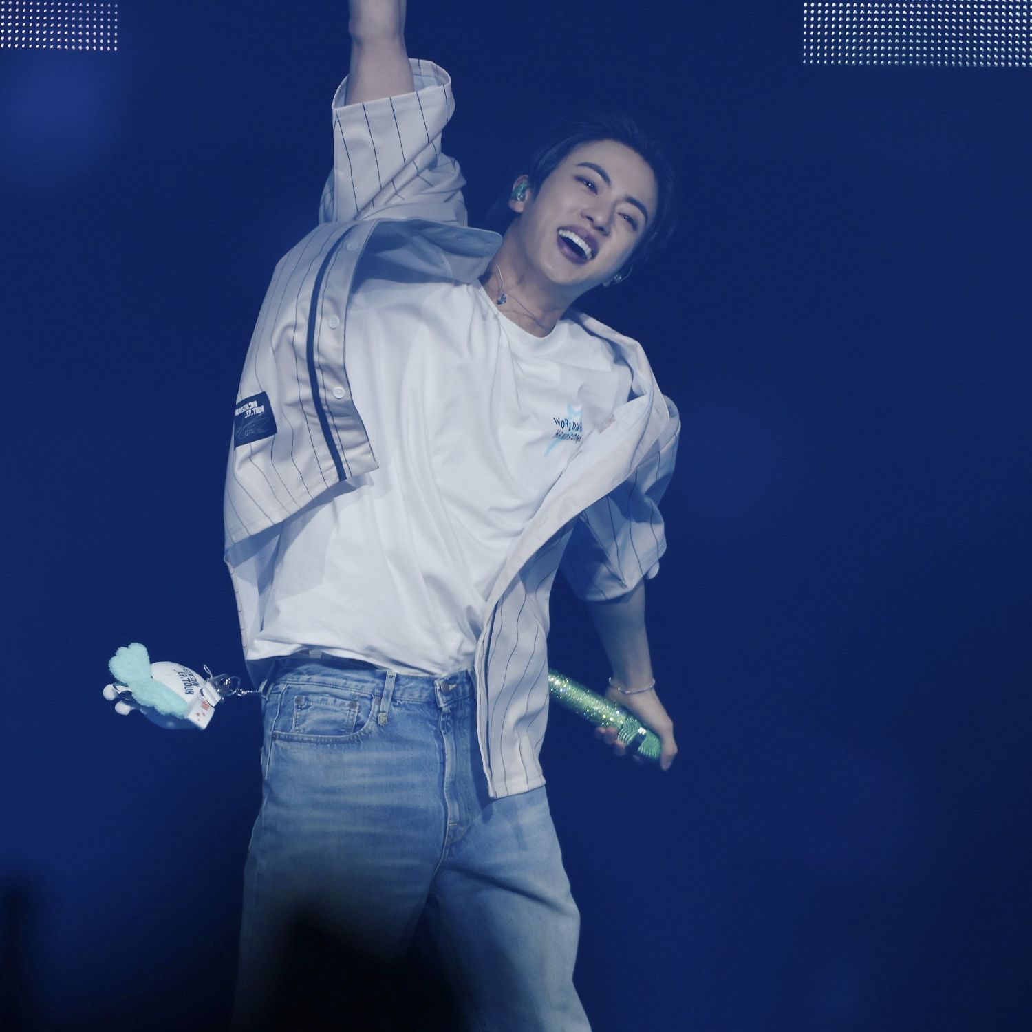 Recent activity shot of Jin (BTS)