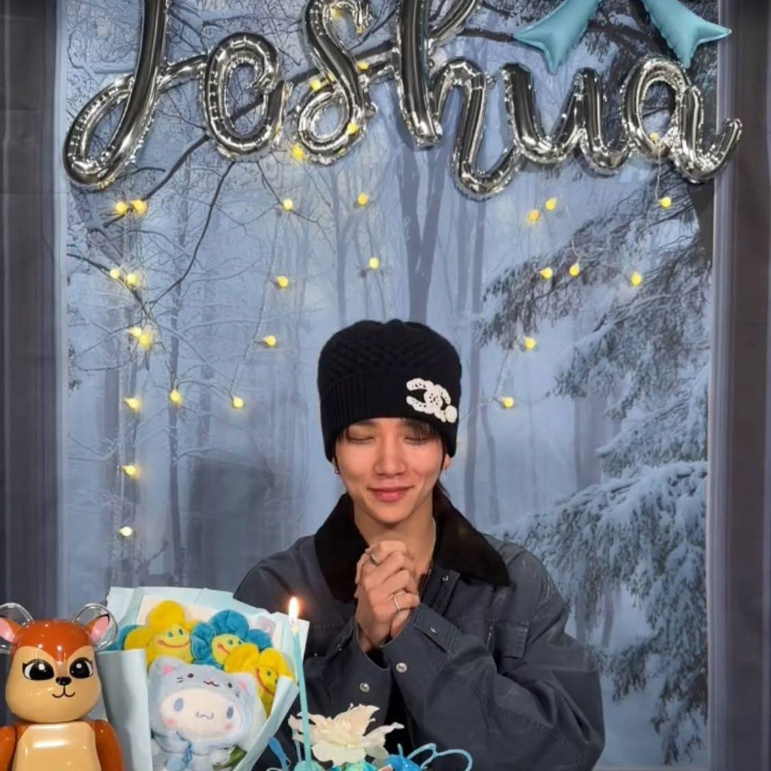 A moment captured by Joshua (SEVENTEEN)'s fan