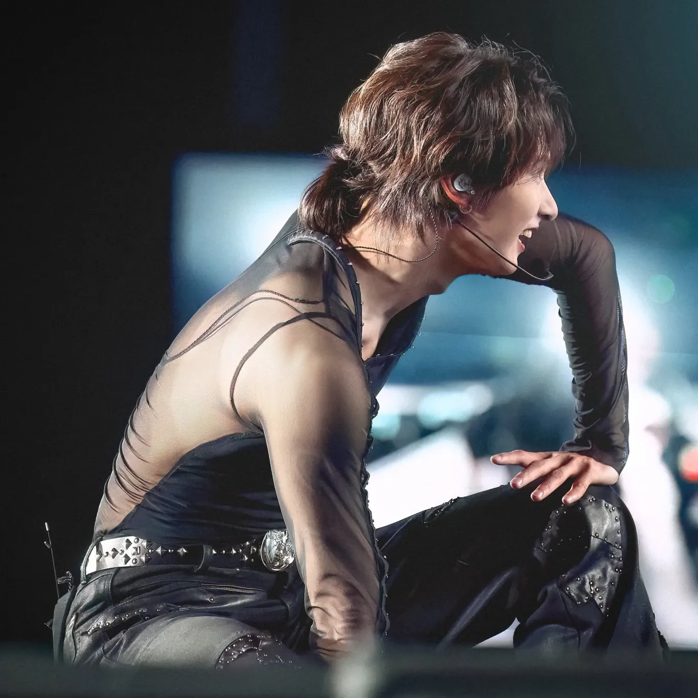 A moment captured by Jun (SEVENTEEN)'s fan