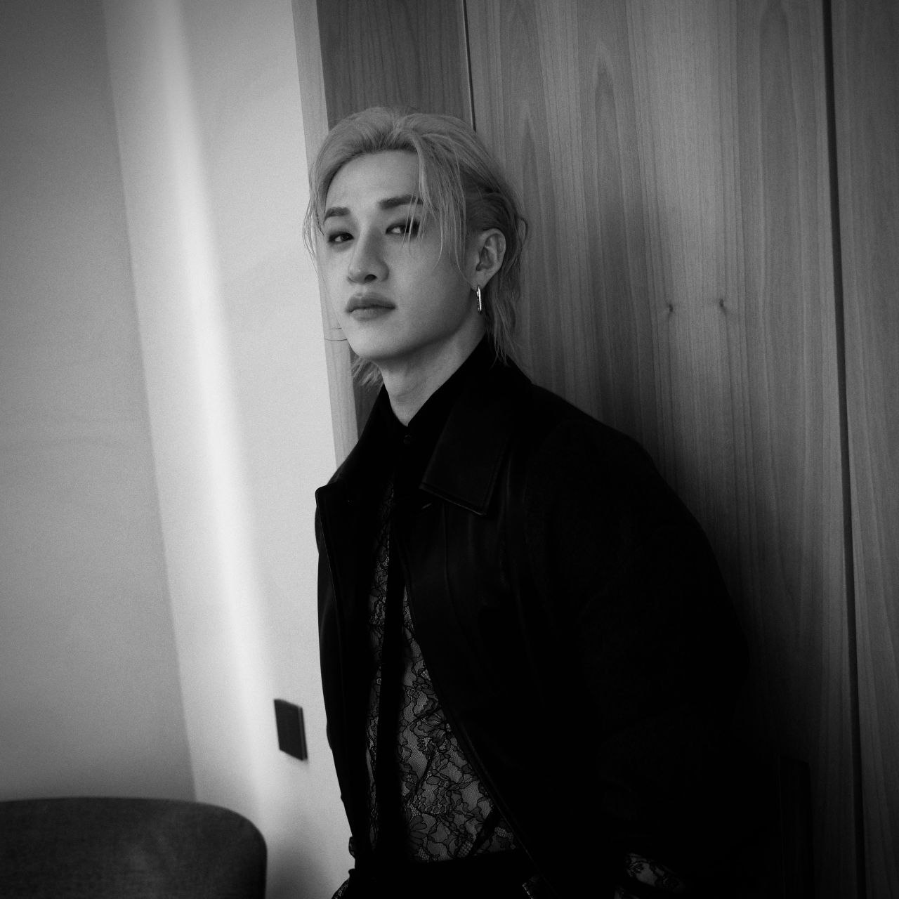 A moment captured by Stray Kids's fan