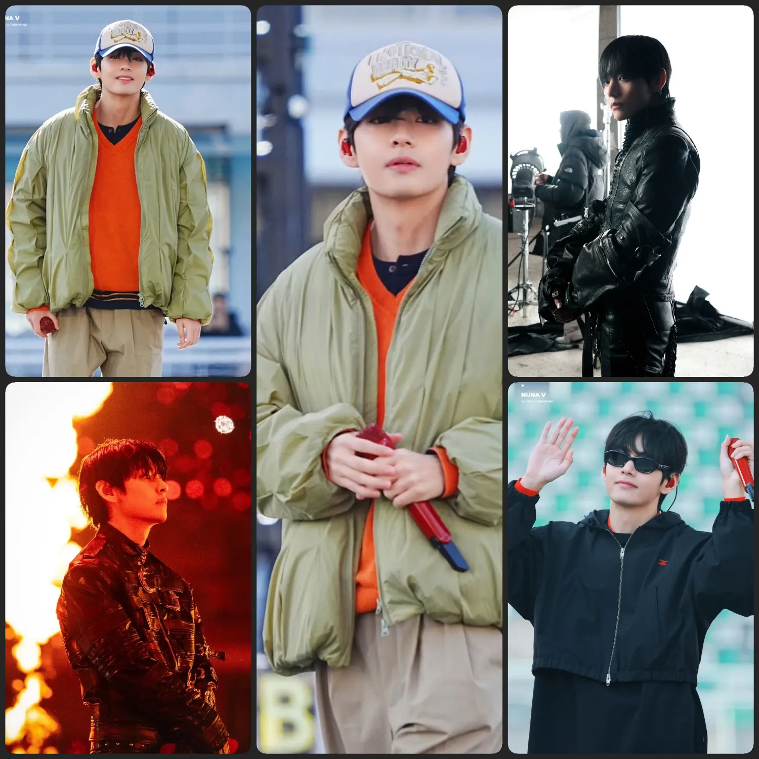 A moment captured by V (BTS)'s fan