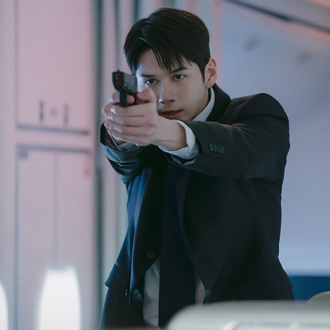 옹성우의 비하인드 컷