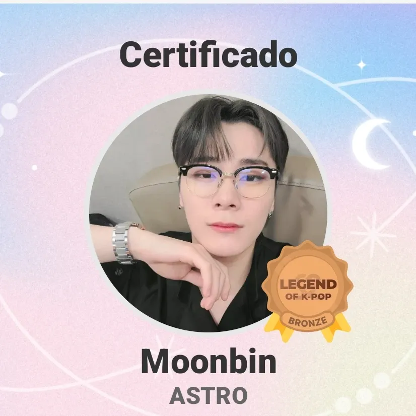 Recent activity shot of Moonbin (ASTRO)