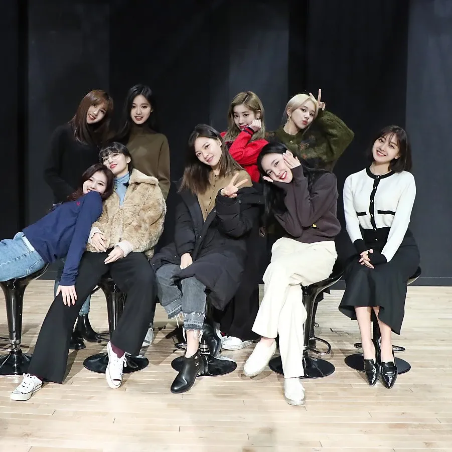 Recent activity shot of TWICE