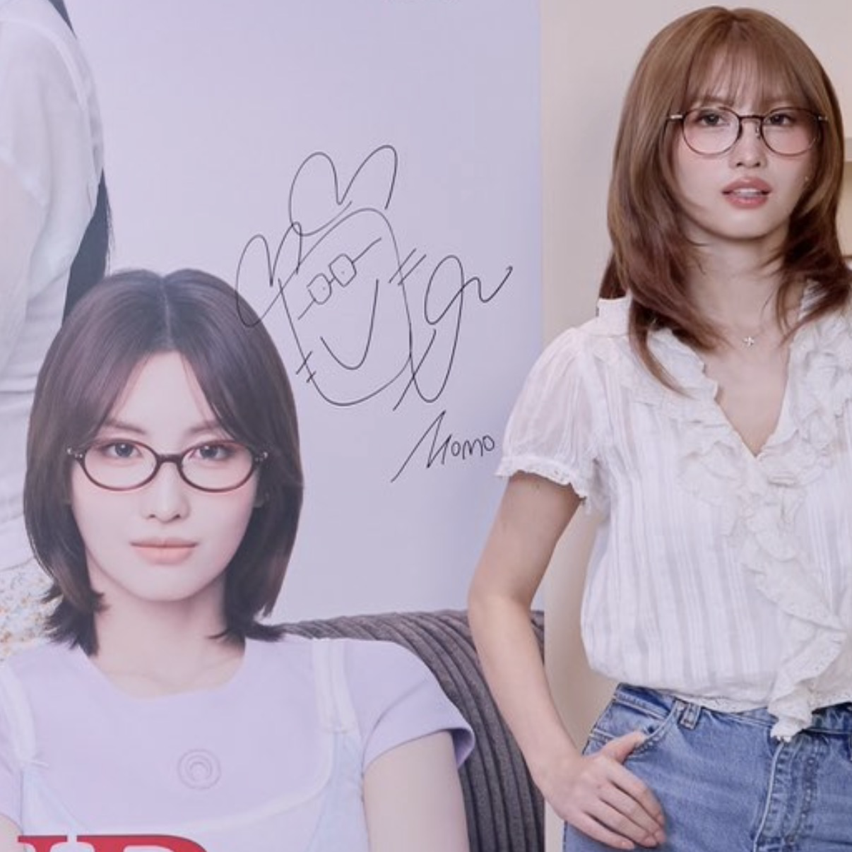 Potret di balik layar Momo (TWICE)