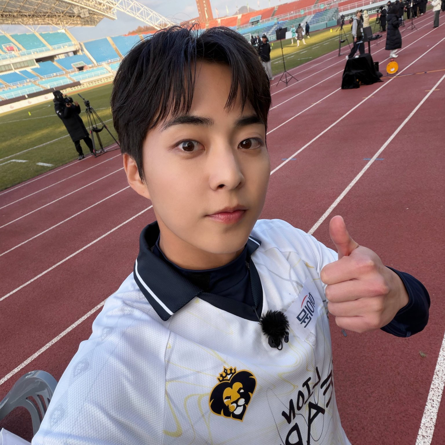 Behind-the-scenes cut of Xiumin (EXO)