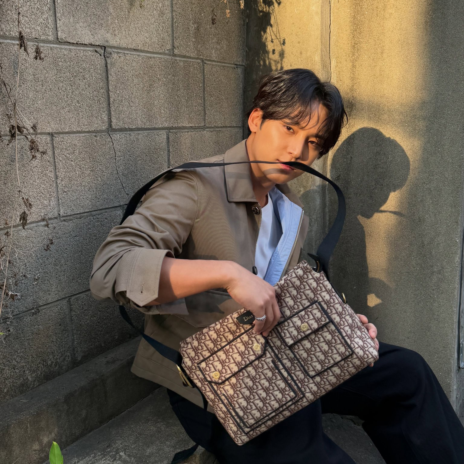 A moment captured by Mingyu (SEVENTEEN)'s fan