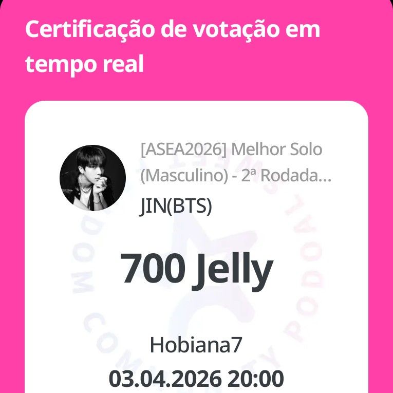 Recent activity shot of BTS