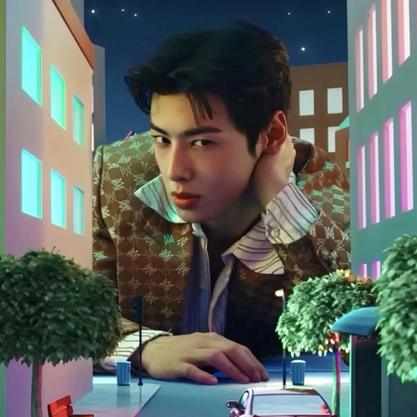 A moment captured by Eunwoo (ASTRO)'s fan