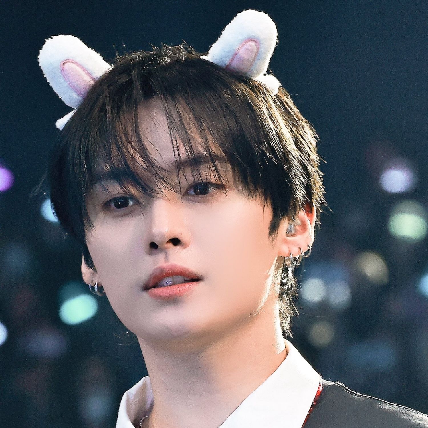 A moment captured by Lee Know (Stray Kids)'s fan