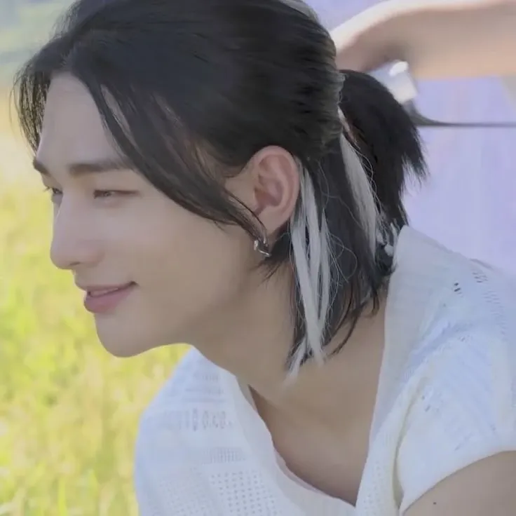 A moment captured by Hyunjin (Stray Kids)'s fan