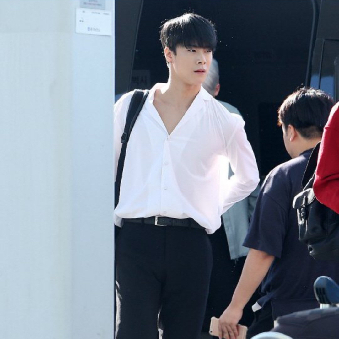 Recent activity shot of Moonbin (ASTRO)