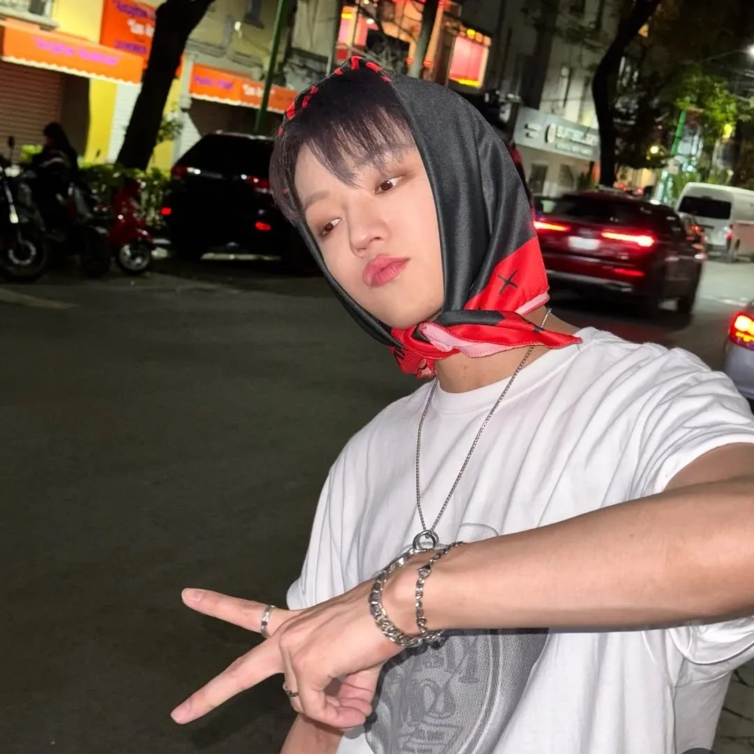 Recent activity shot of Chan (A.C.E)