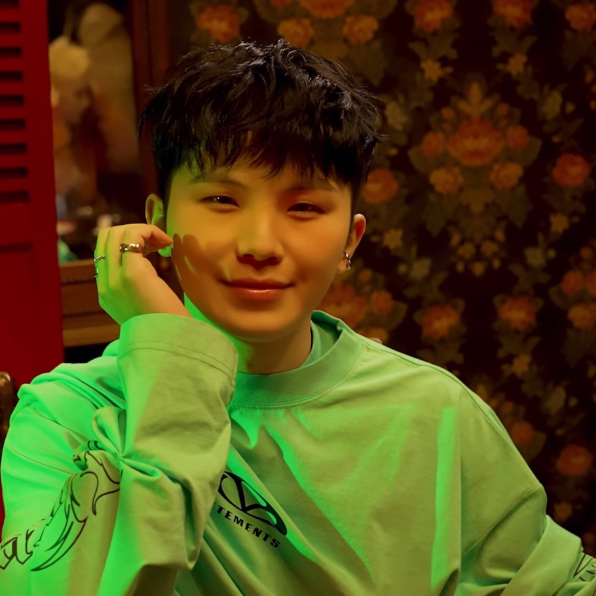 Recent activity shot of Woozi (SEVENTEEN)