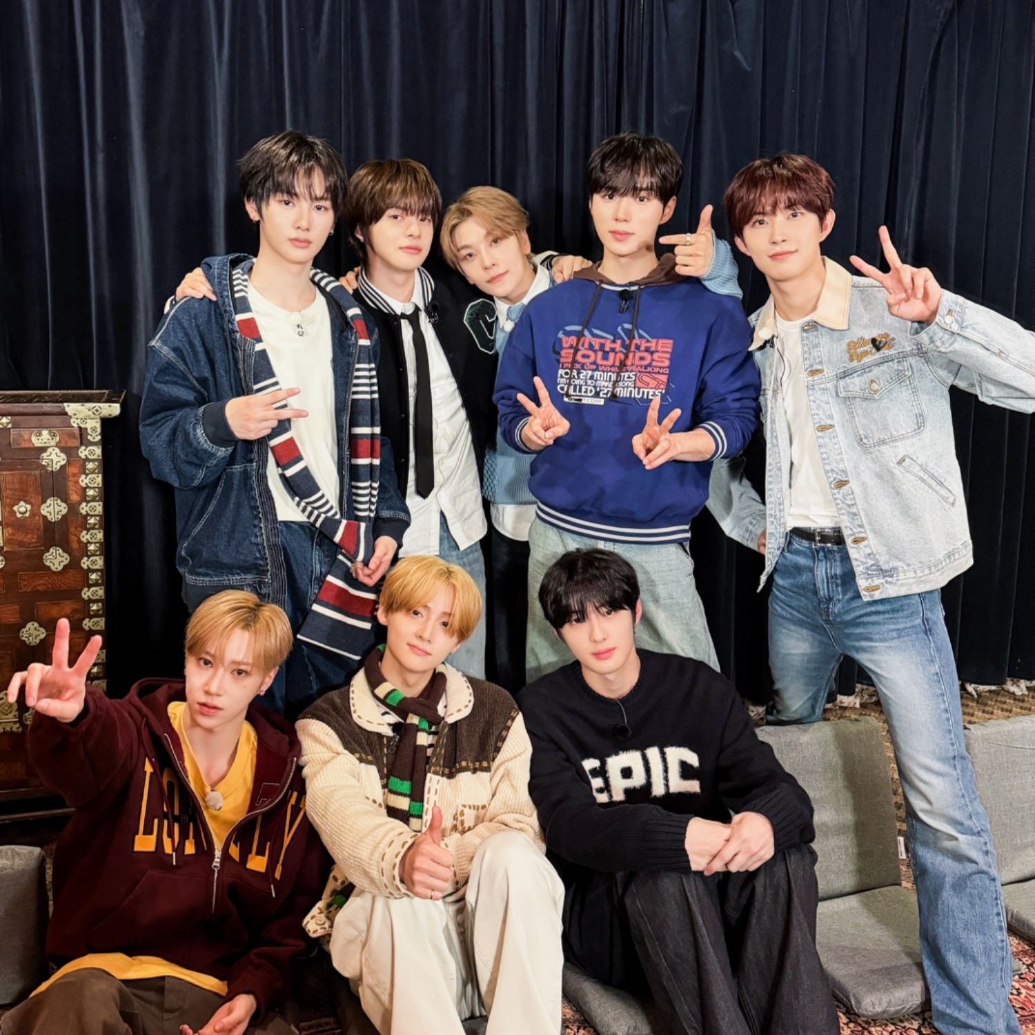 A moment captured by He Xinlong (ALPHA DRIVE ONE)'s fan