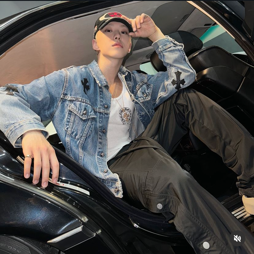 Recent activity shot of Hoshi (SEVENTEEN)