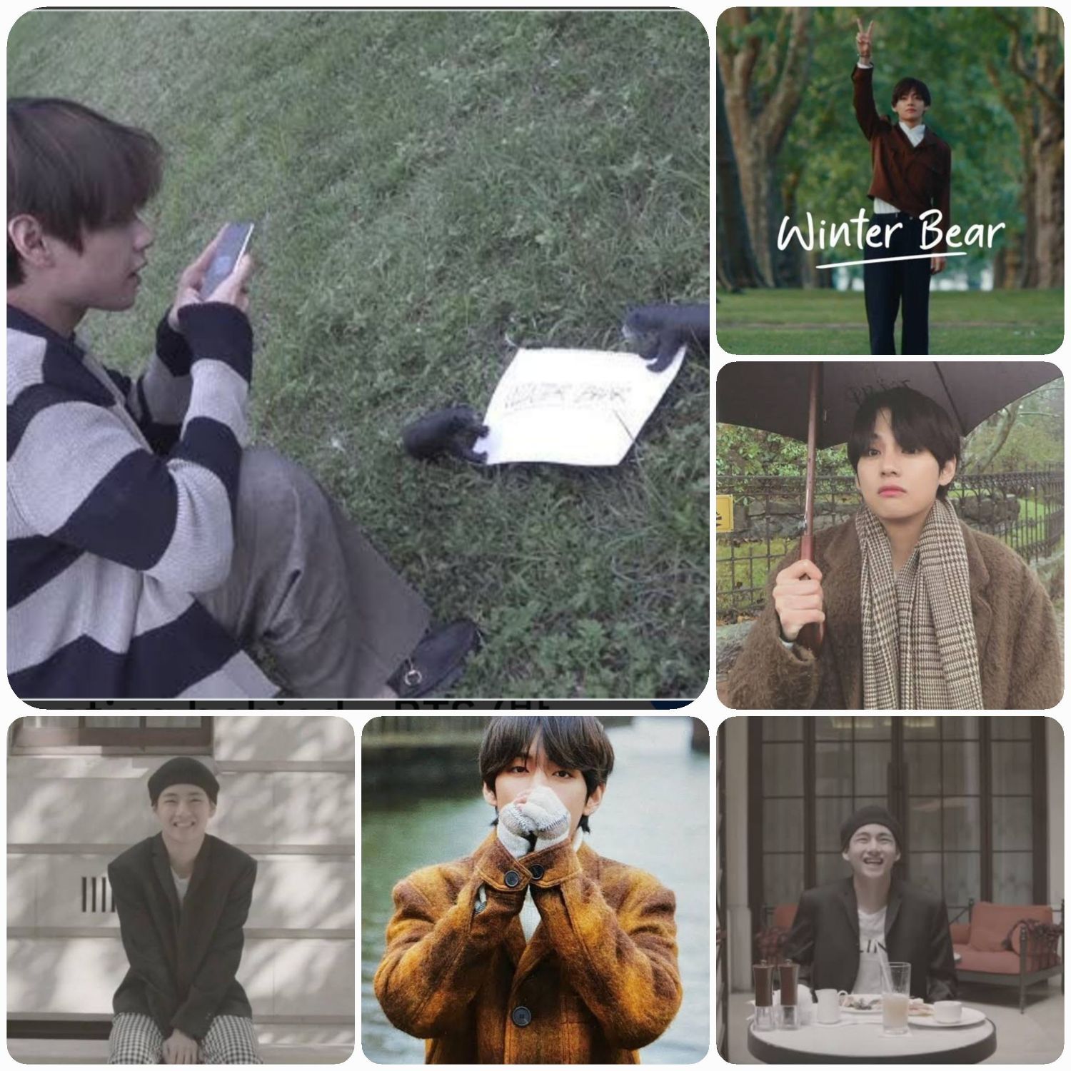 Recent activity shot of V (BTS)