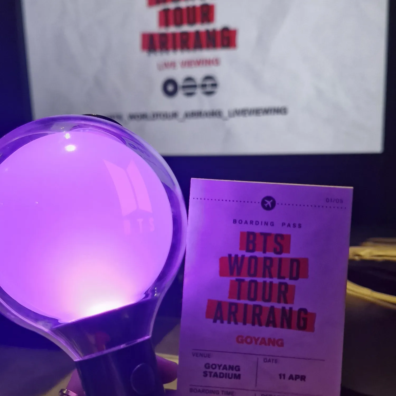 防弹少年团粉丝拍下的瞬间