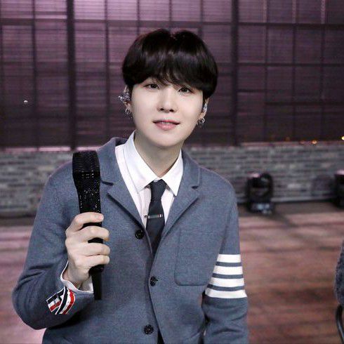 Recent activity shot of SUGA (BTS)
