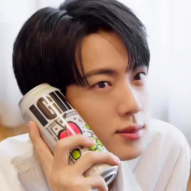 Recent activity shot of Jin (BTS)