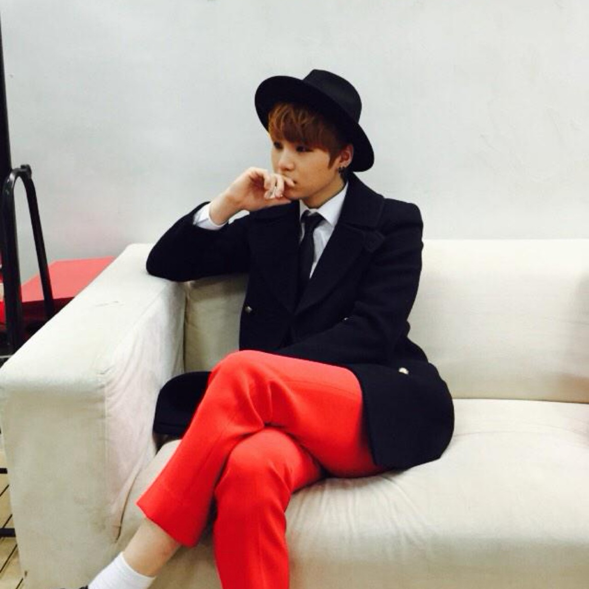 A moment captured by SUGA (BTS)'s fan