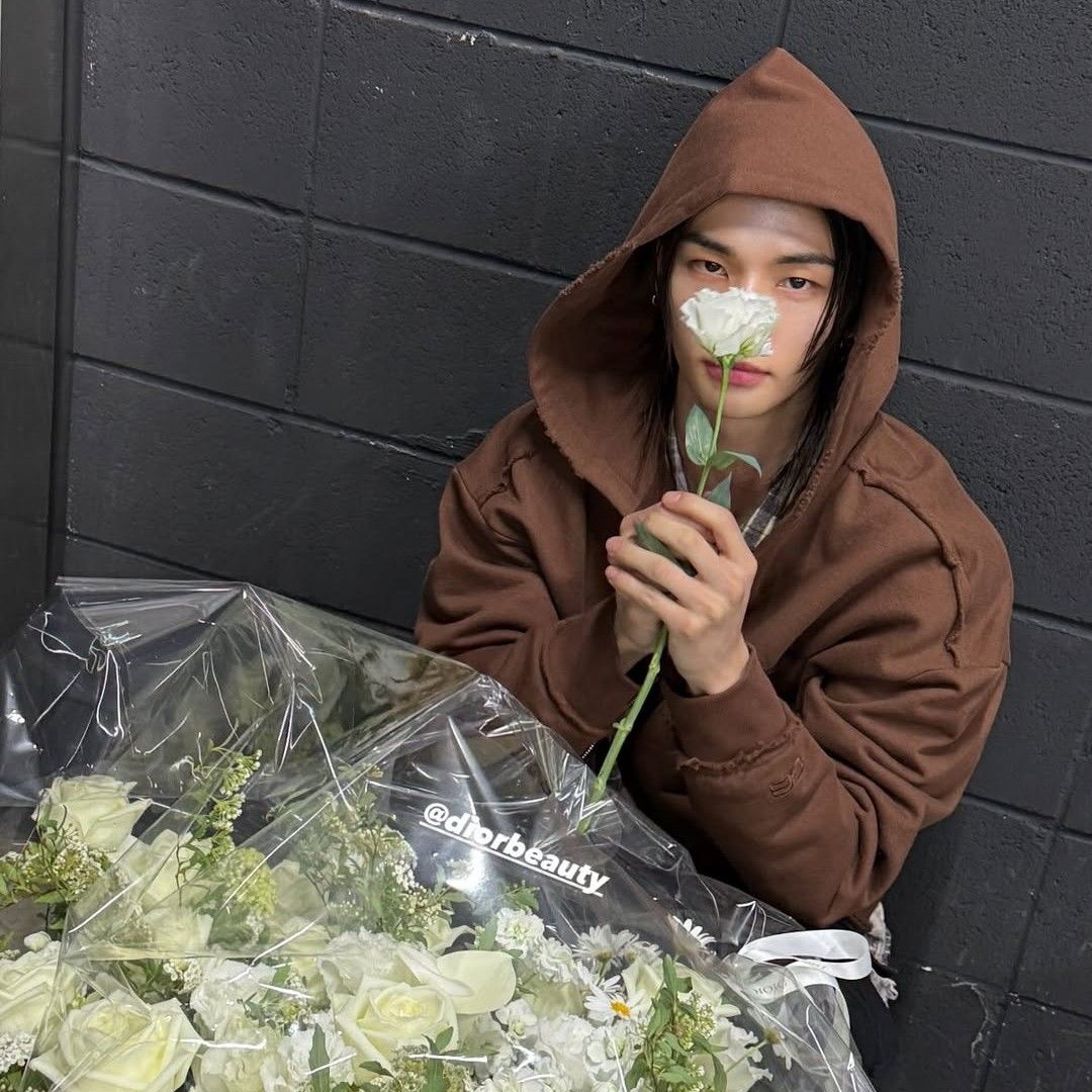 A moment captured by Stray Kids's fan
