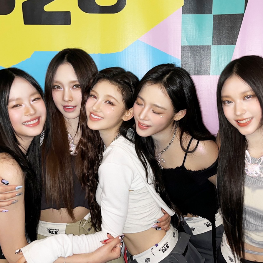 Recent activity shot of NewJeans