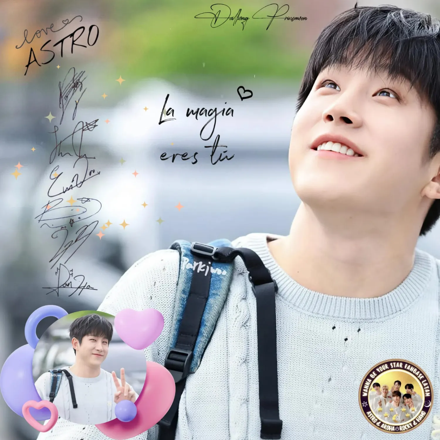 A moment captured by Jinjin (ASTRO)'s fan