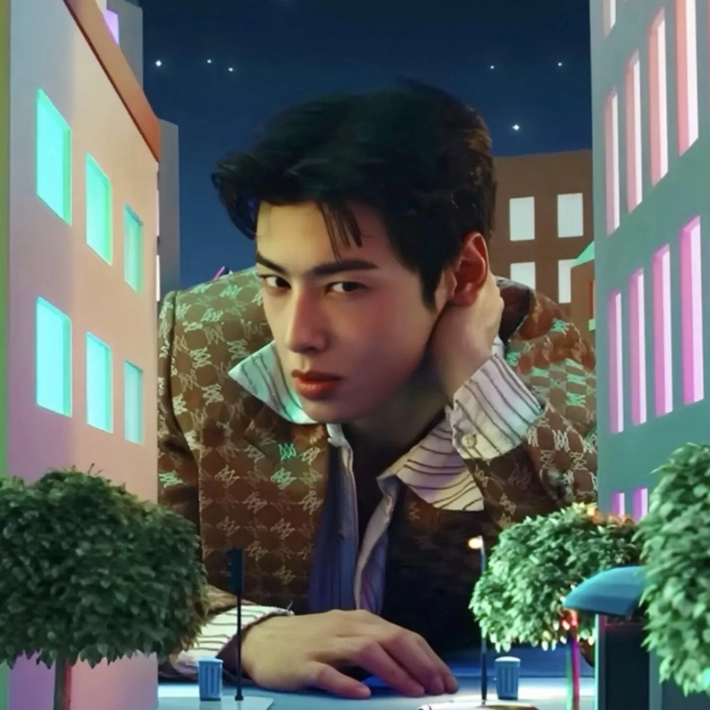 Recent activity shot of Eunwoo (ASTRO)