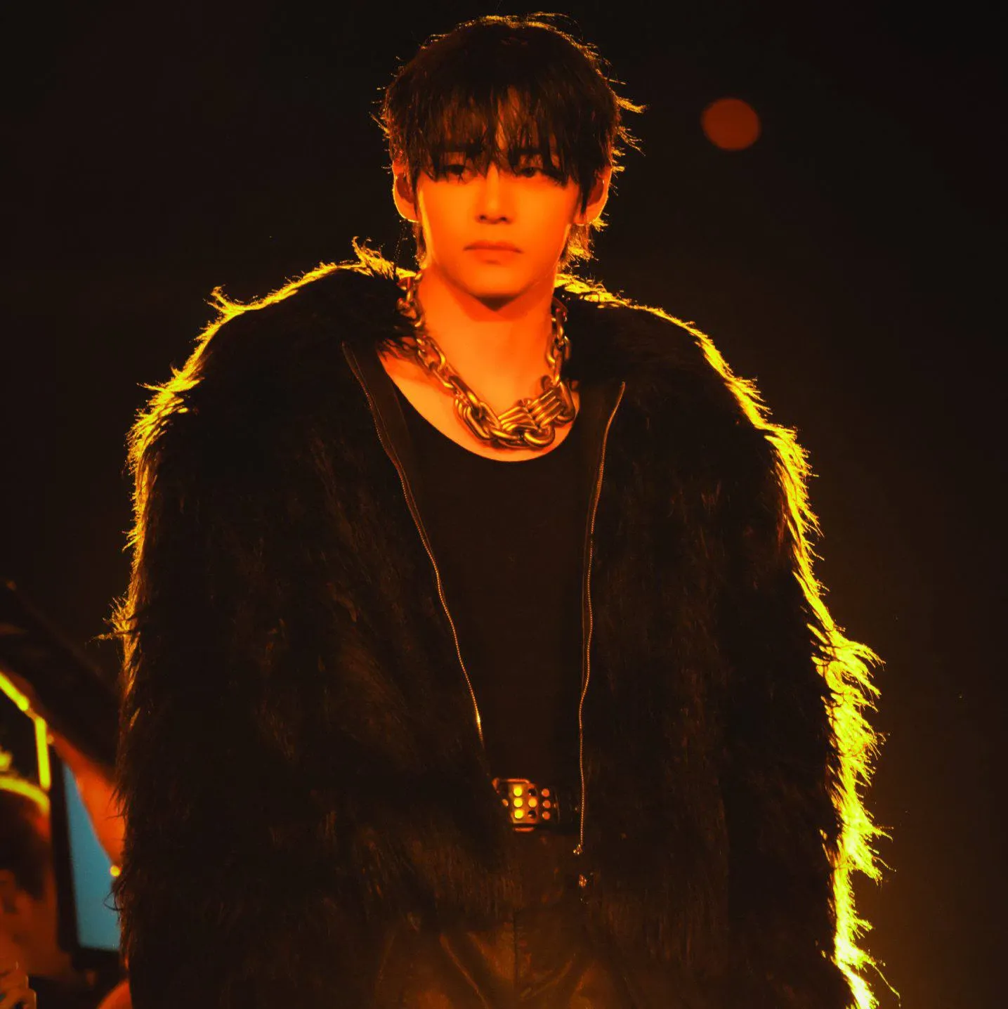 A moment captured by V (BTS)'s fan