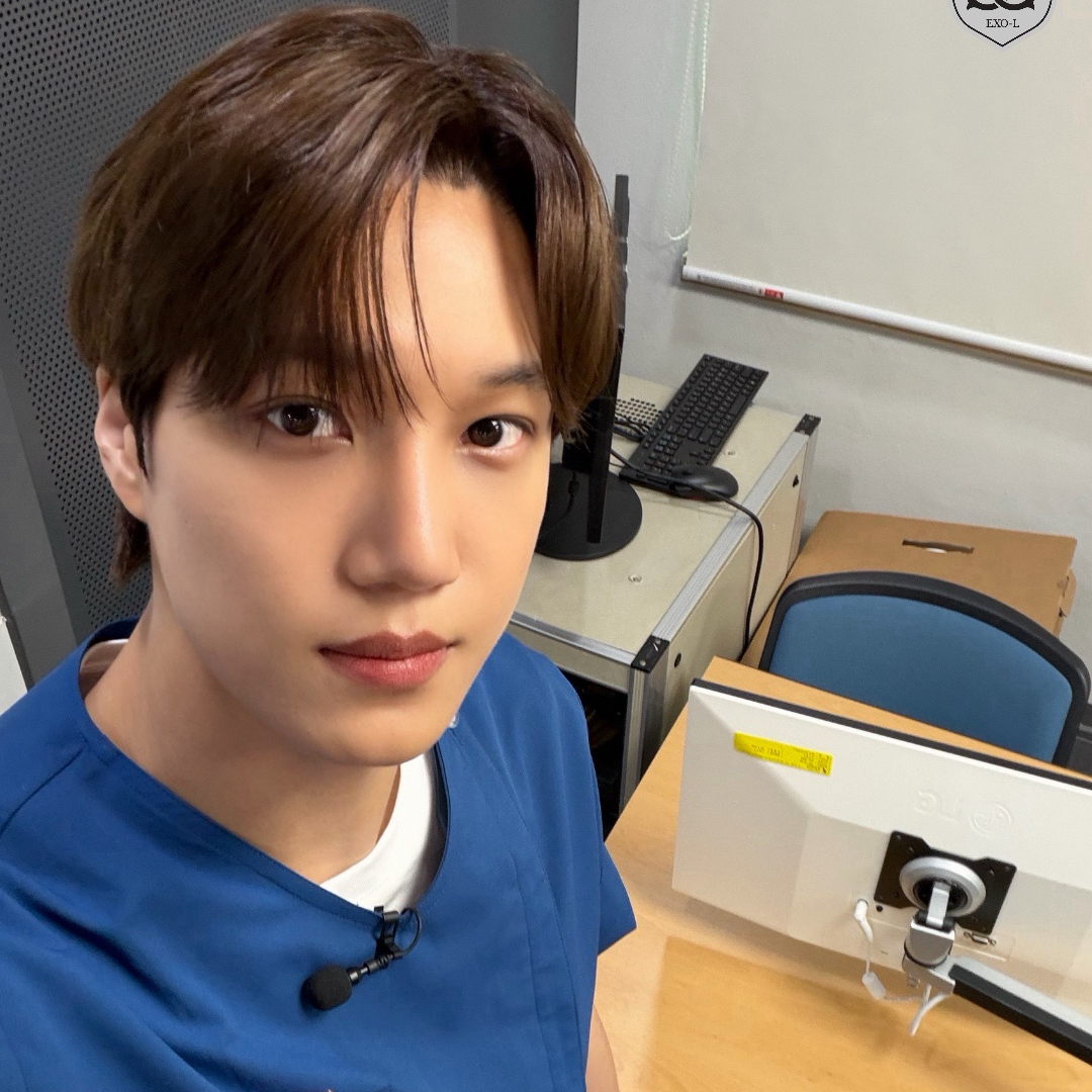 Recent activity shot of Kai (EXO)
