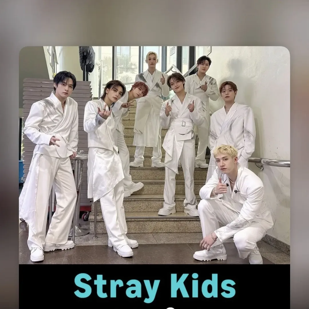 Stray Kidsの舞台裏ショット