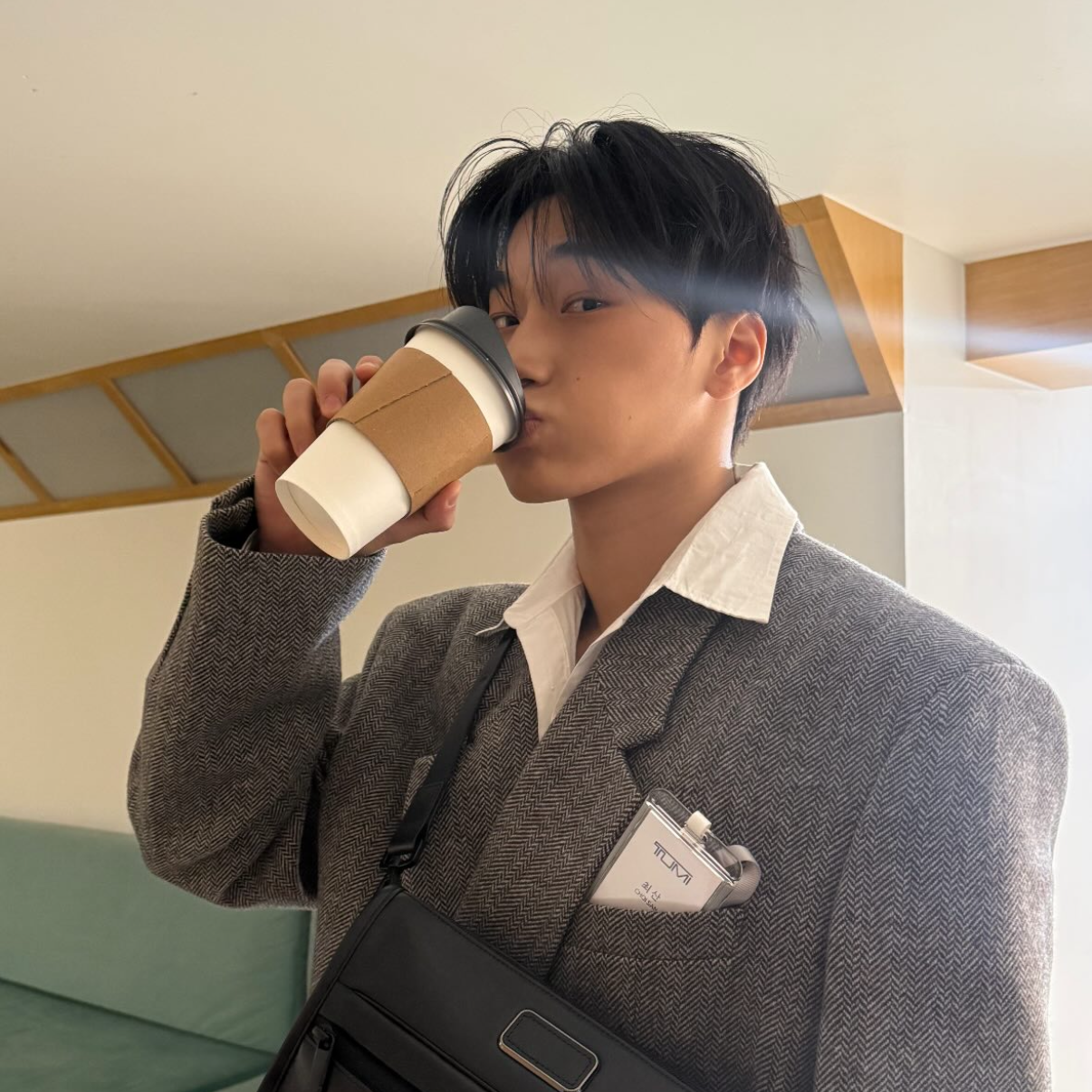 Recent activity shot of San (ATEEZ)