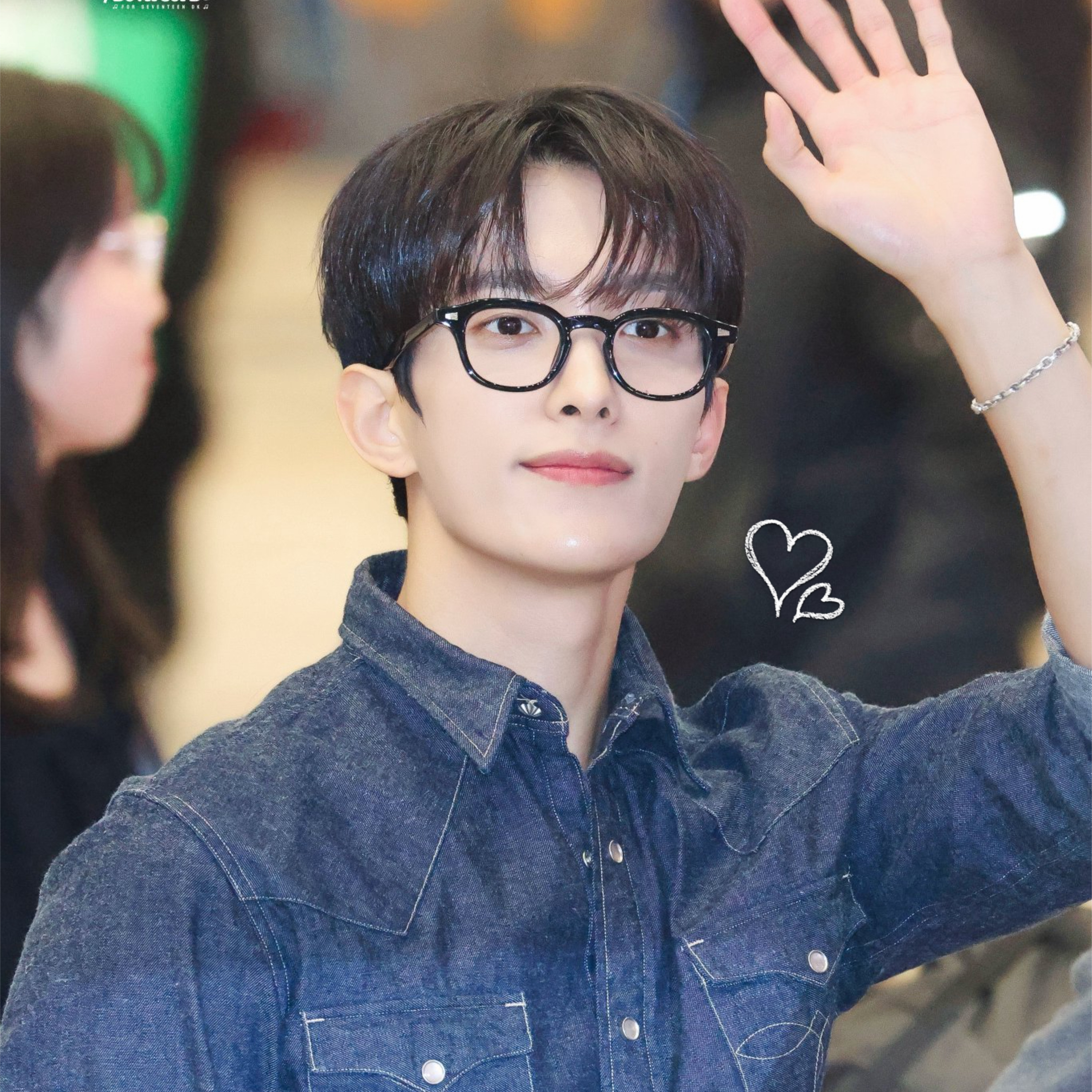 A moment captured by DK (SEVENTEEN)'s fan
